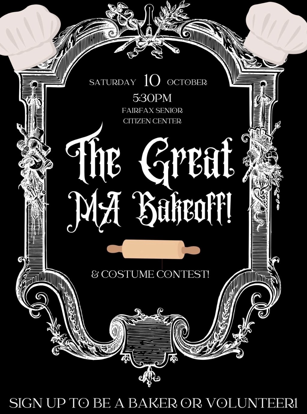 The Great MA Bake-off: Halloween Edition!